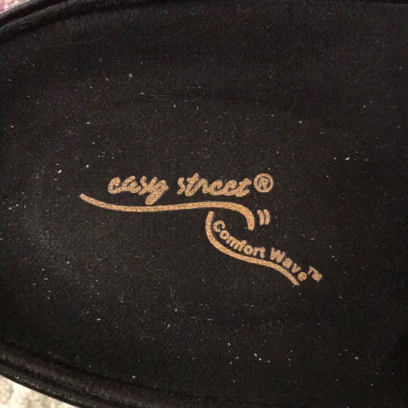 Black mules worn once size 11 - Picture 3 of 6